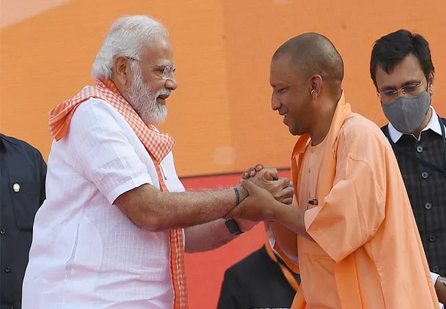 Yogi Adityanath sworn in as Chief Minister for the second time in the presence of millions!